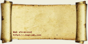 Jovana Vićentijević vizit kartica